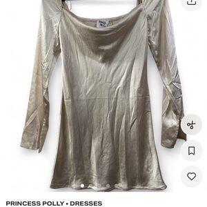 Princess Polly Champagne Satin Cami